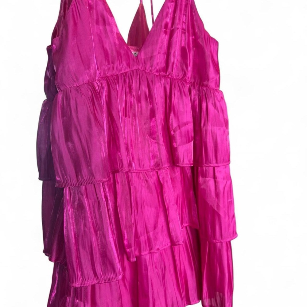 Pink Ruffle Dress - Picture 2 of 4